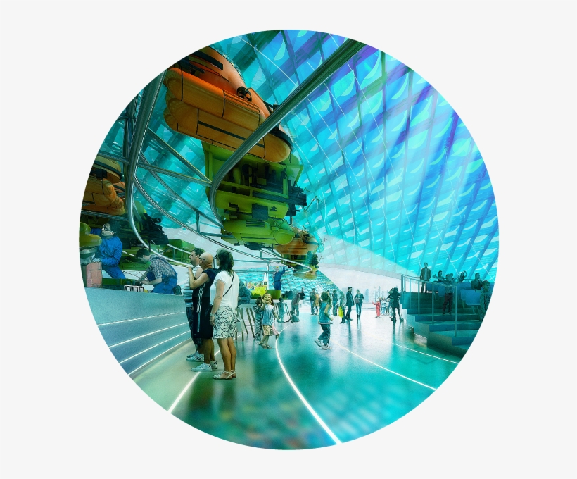 Drawing From The Iridescence Of Fish Scales, Ocean - Architecture, transparent png download