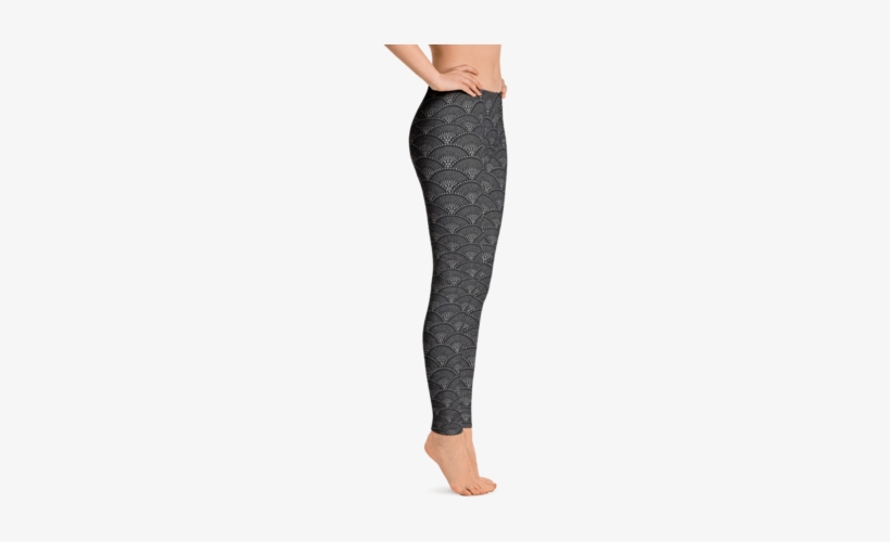 Fish Scale Pattern Leggings - Pornhub Clothes, transparent png download