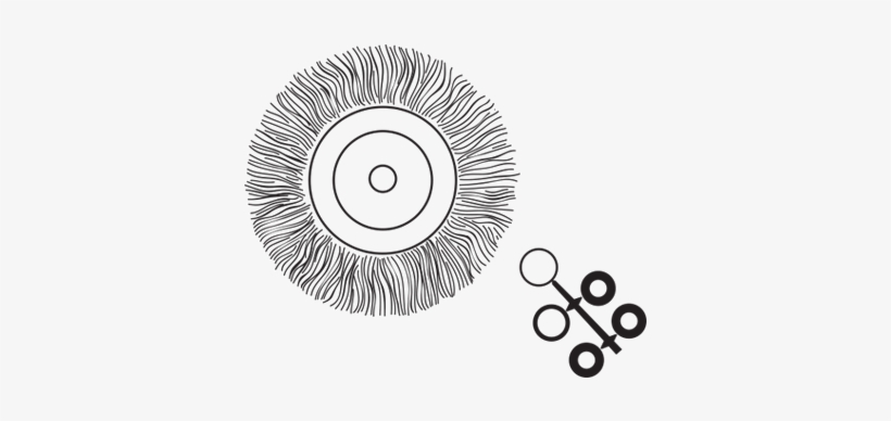 Step 2 Fitting A Wheel Brush - Circle, transparent png download