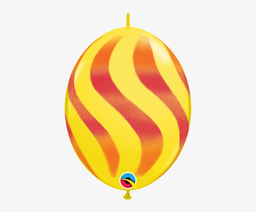 Includes Bag Of 50 Quick Link 12" Latex Balloons - 30cm Quick Link Balloons Yellow With Green, transparent png download