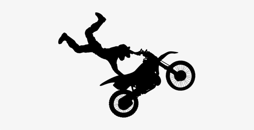Freestyle Motocross Motorcycle Stunt Riding Bicycle - Motocross Clipart, transparent png download
