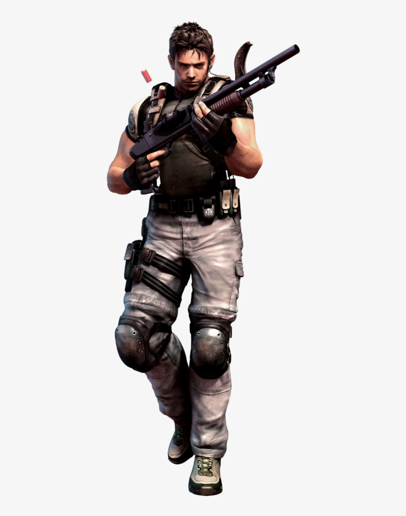 Chris Redfield - Resident Evil Chris Re5, transparent png download