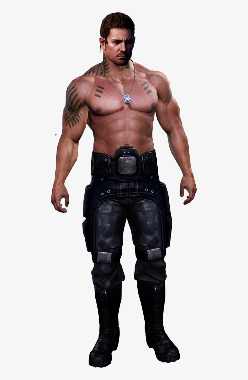 Chris Redfield On James Vega Body By Spyrousseraphim-d4wc6td - Resident Evil, transparent png download