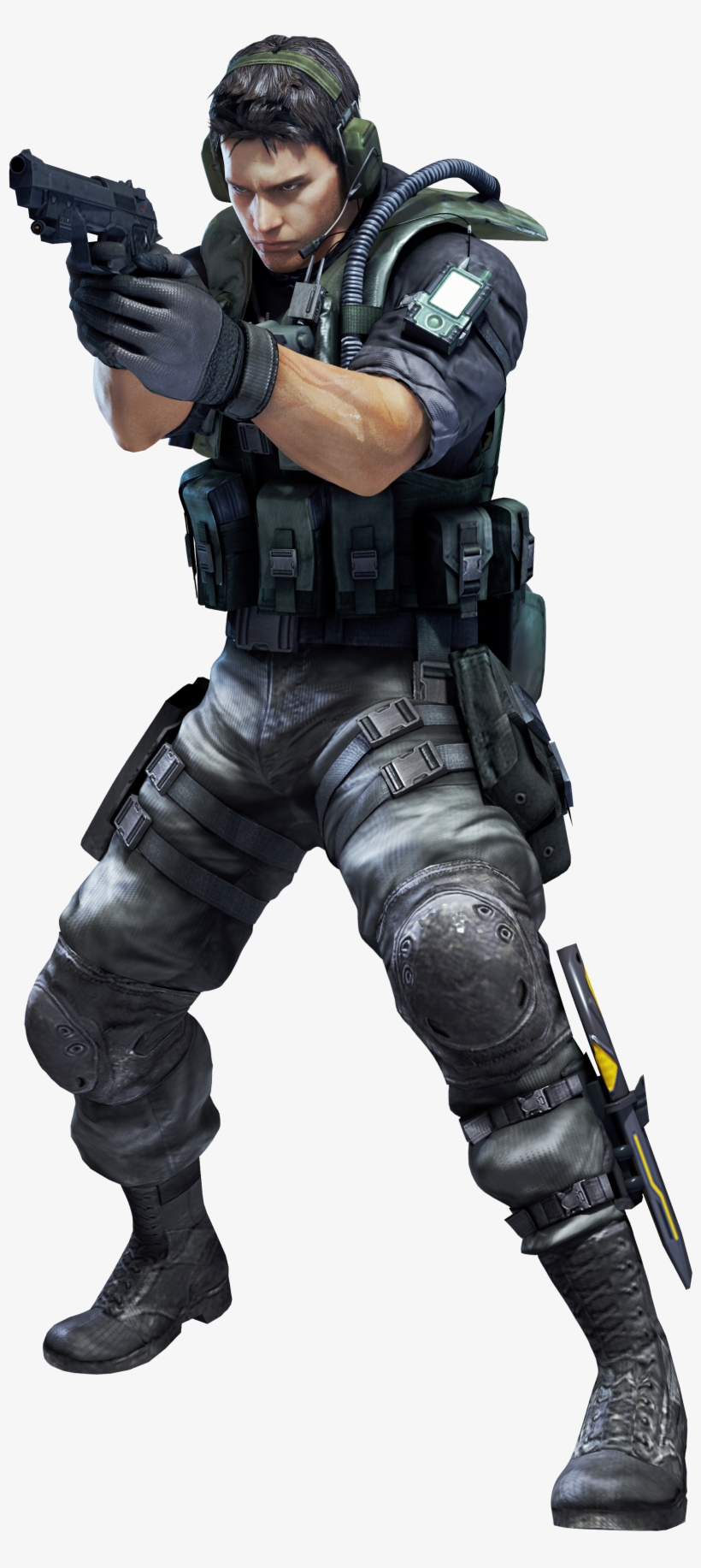 Resident Evil Resident Evil Revalations Chris Redfield - Chris Redfield Re Revelations, transparent png download