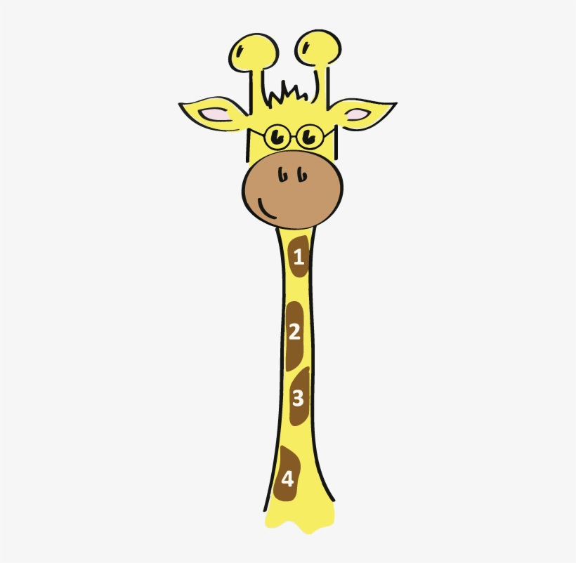 30 - Cartoon Giraffe Head, transparent png download