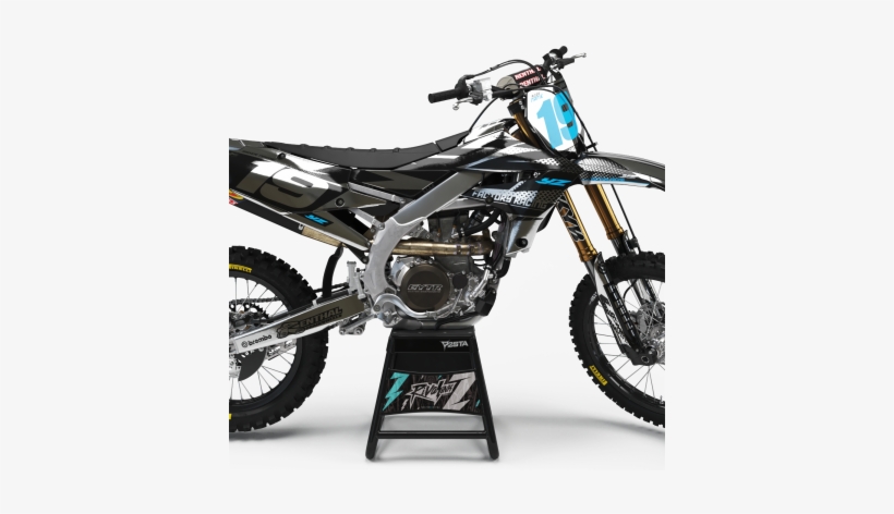 Yamaha 'race Ready Chrome' Kit - 2018 Yz450f Graphics Kit, transparent png download