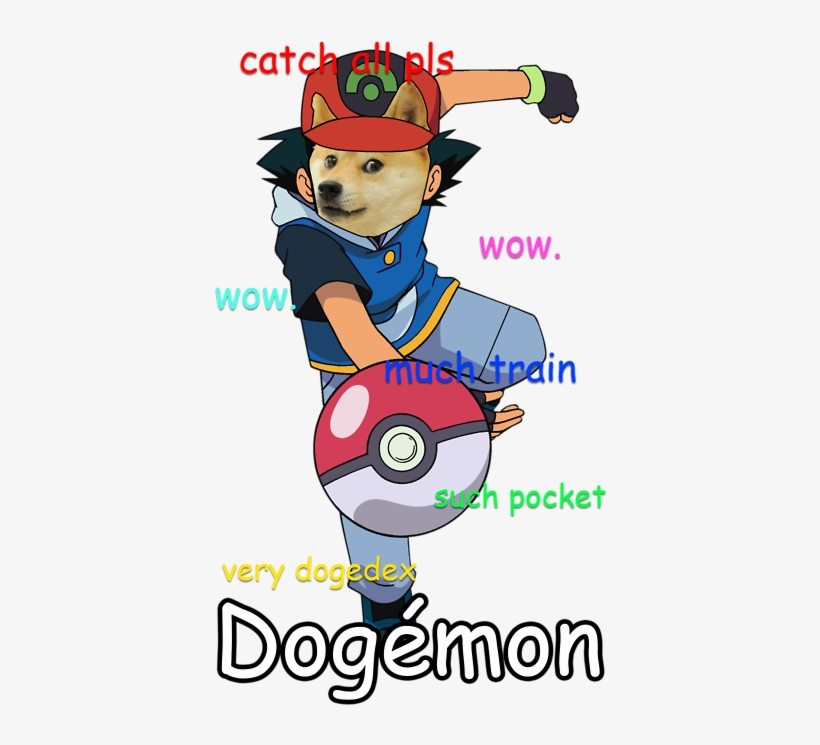 Catch All Pls Wow Wow Much Train Sh Pocket Very Dogedex - Ash Throughout The Years, transparent png download
