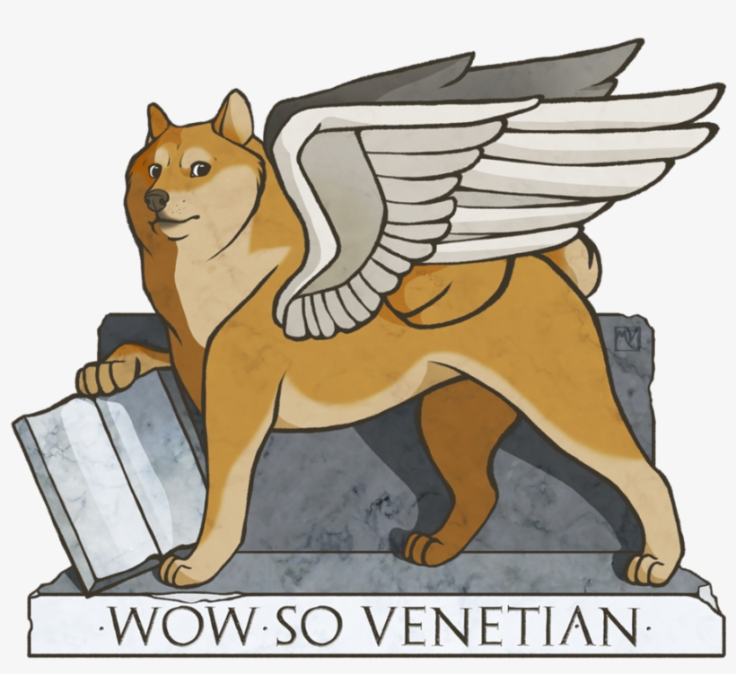 So Venetian Venice Shiba Inu Dog Like Mammal Mammal - Doge Student - Such Student Much Smart, transparent png download