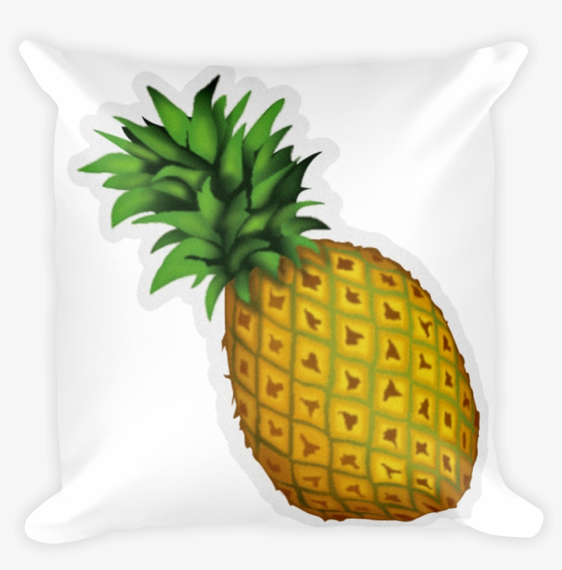 Emoji Pillow - Pineapple - Piña Emoji Whatsapp, transparent png download