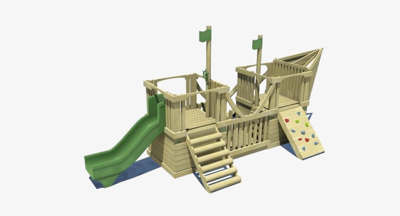 Pirate Ship Playground Structure - Pirate Ship Wendy House, transparent png download