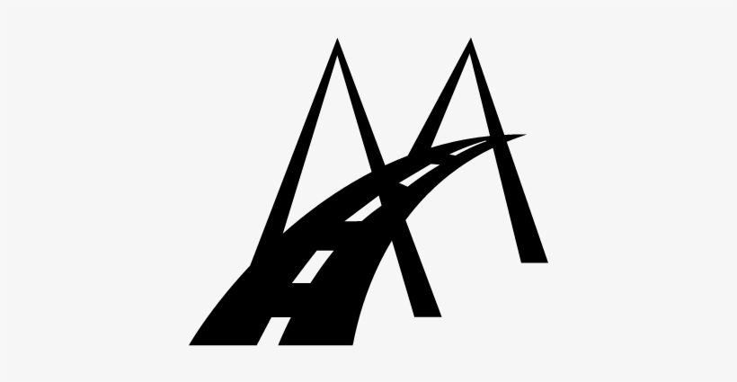 Modern Bridge Road Symbol Vector - Bridge Symbol, transparent png download