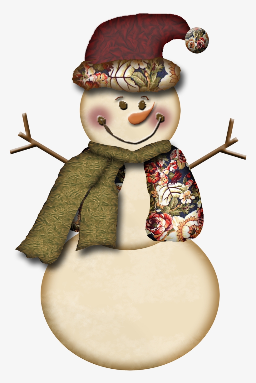 Scrapbook Elements Freebies - Snowman, transparent png download