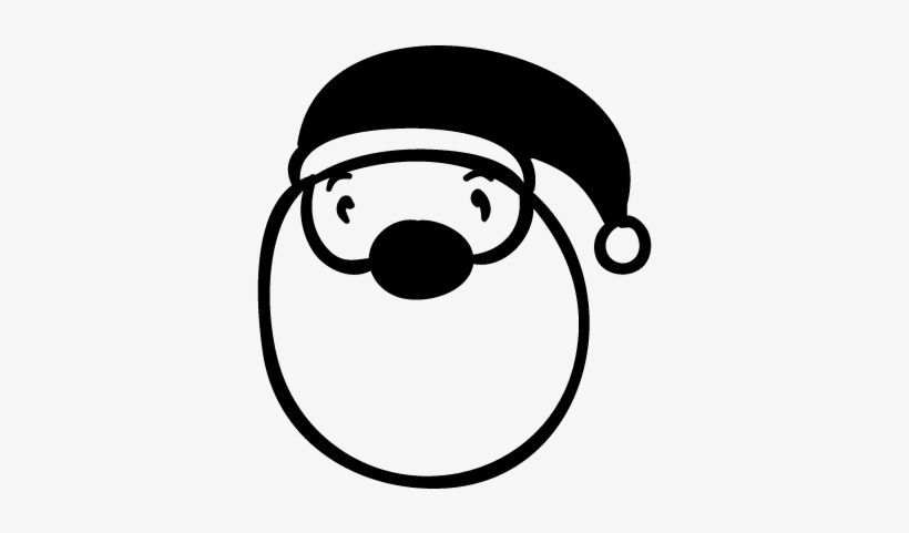 Santa Claus Head Vector - Gift, transparent png download