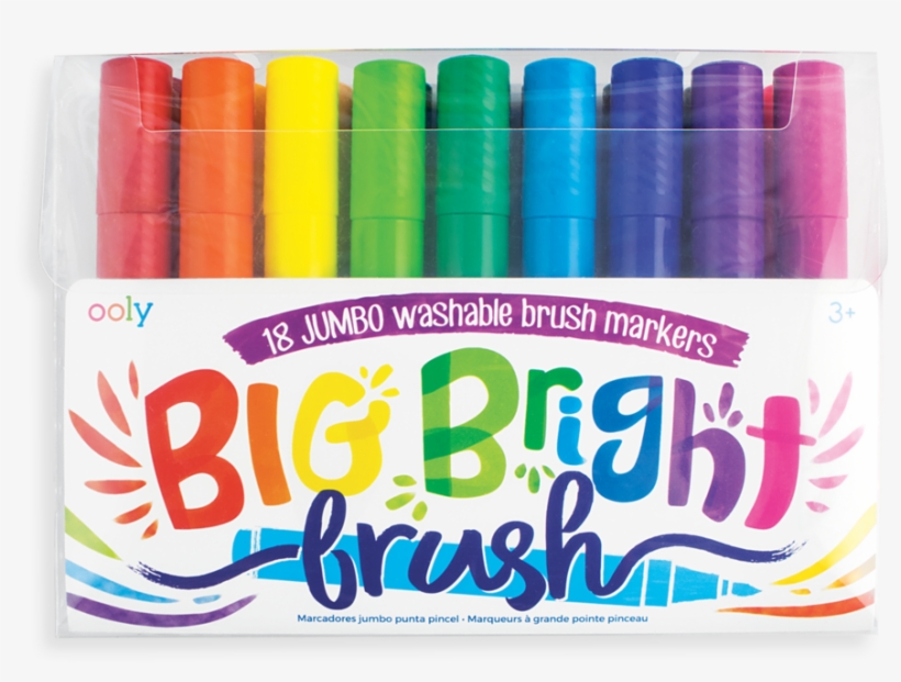 Ooly Big Bright Brush Markers, transparent png download