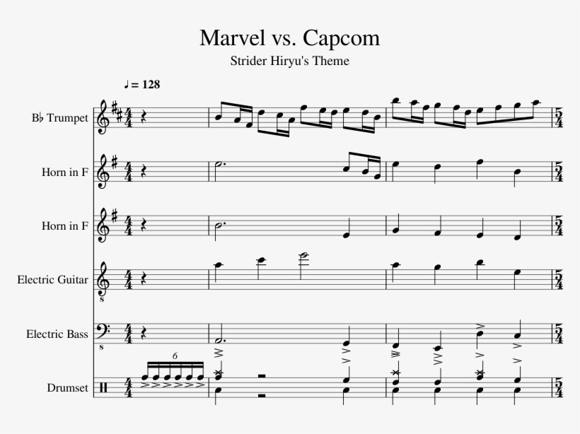 Capcom Sheet Music 1 Of 8 Pages - Kairi, transparent png download