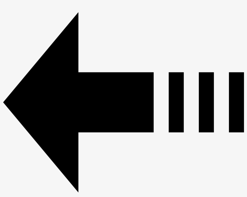 Open - Dashed Arrow, transparent png download