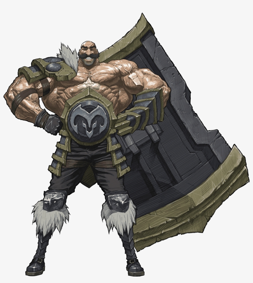 Braum Concept Final 2 - Lol Braum Concept, transparent png download