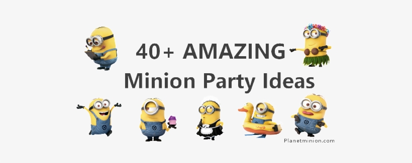 40 Amazing Minion Party Ideas - Despicable Me Stickers Minions, transparent png download