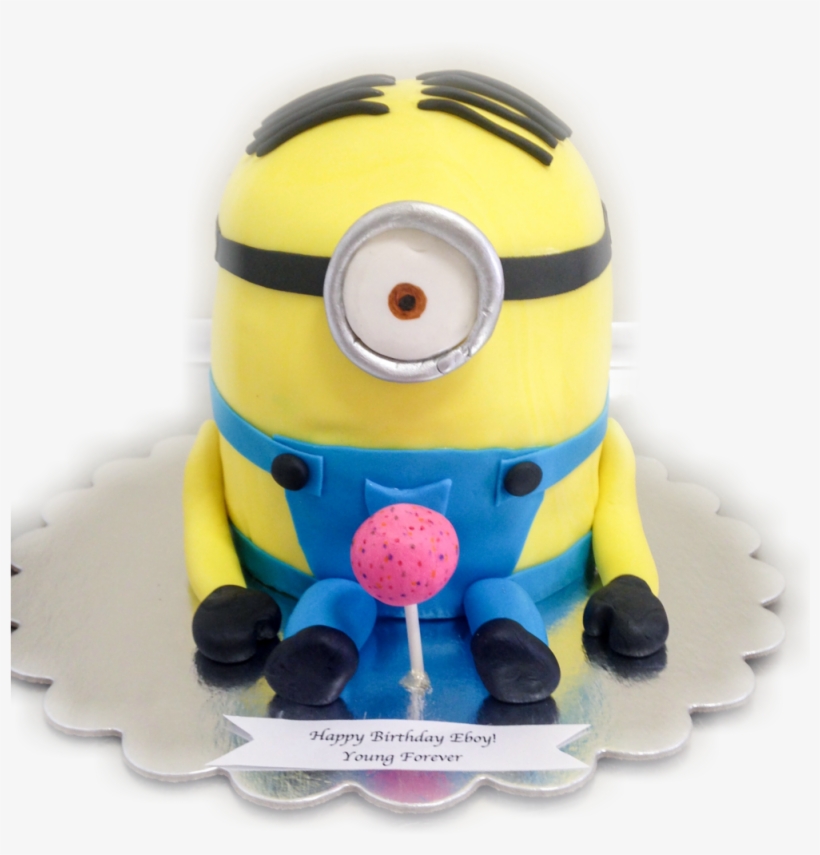Minion Cake - Cake, transparent png download