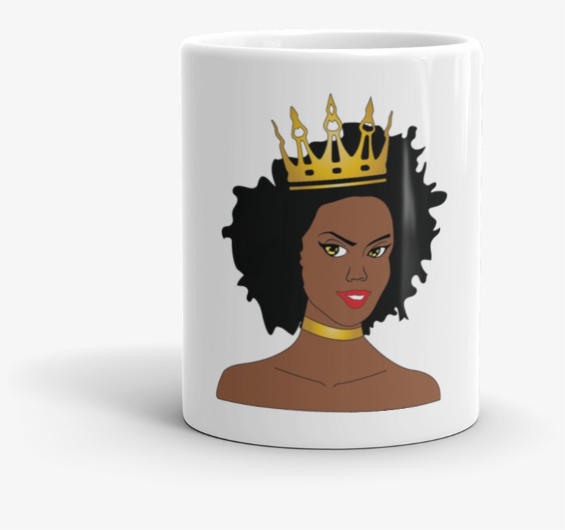 Chocolate Ancestor, Llc- Natural Diva W/crown Mug ${varant - Blanket, transparent png download