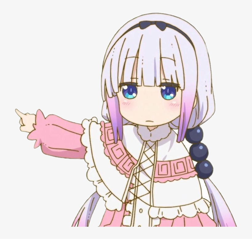 Kanna Kamui Dinosaur Cute Kawaiii - Kanna Dragon Loli, transparent png download
