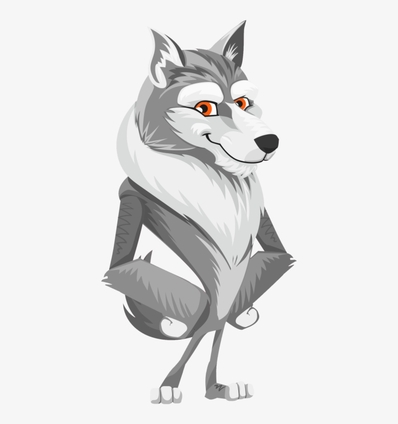 Wolf Vector Png Image - Волк Вектор Пнг, transparent png download