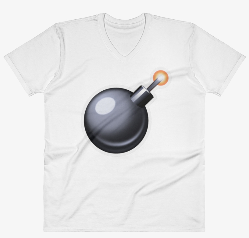 Men's Emoji V-neck - Emoji, transparent png download