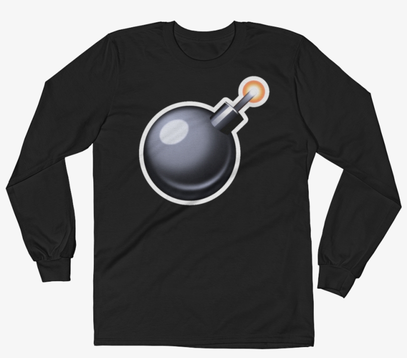 Men's Emoji Long Sleeve T Shirt - T Shirt Infamous, transparent png download
