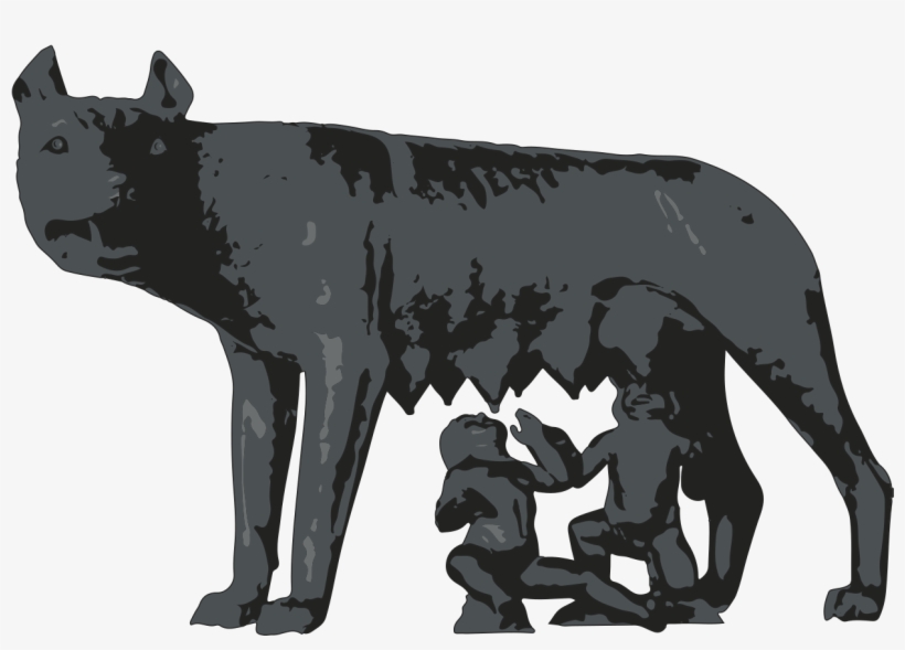 Capitoline Wolf Of Roman Kingdom - Imagenes De Mitos Fundacionales, transparent png download