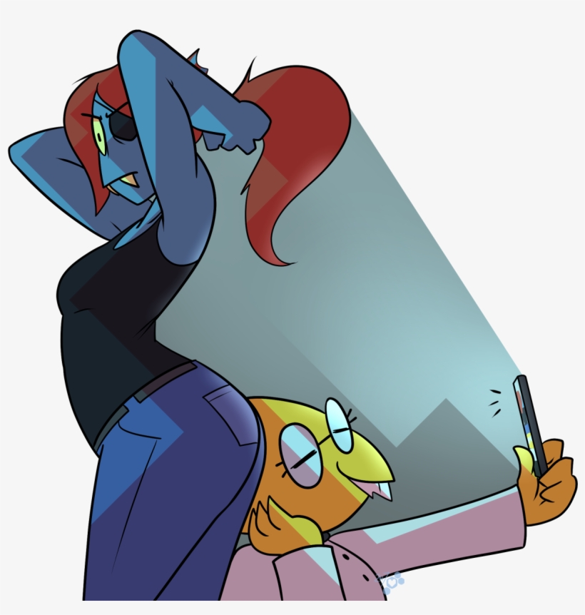 Undyne Looks Like "did Al Just Take A Selfie With My - Undyne Butt, transparent png download