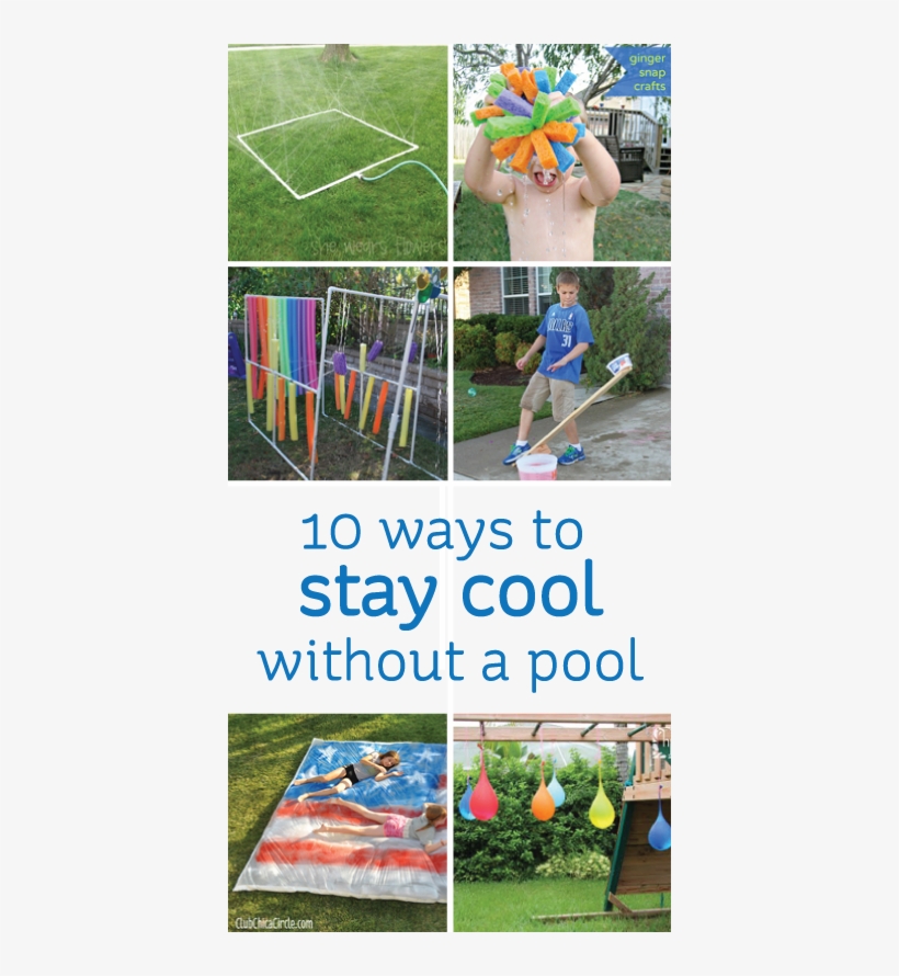 10 Ways To Stay Cool Without A Pool - Outdoor Play Garden Dart Game 36 Cm 0717004, transparent png download