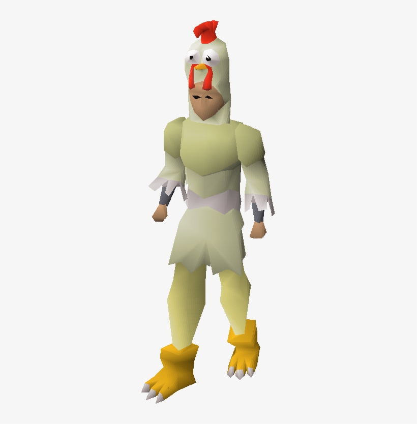 A Player Wearing The Chicken Outfit - Runescape Old School Avatar, transparent png download