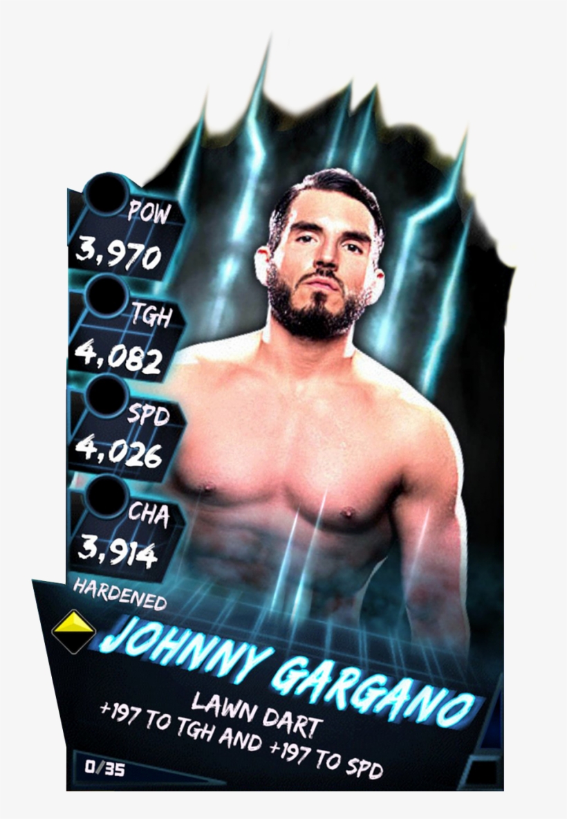 Supercard Johnnygargano S3 Hardened Fusion - Johnny Gargano Wwe Supercard, transparent png download