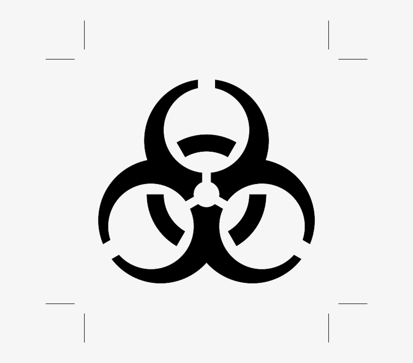 Free Photo Danger Biohazard Warning Attention Black - Biohazard Symbol, transparent png download