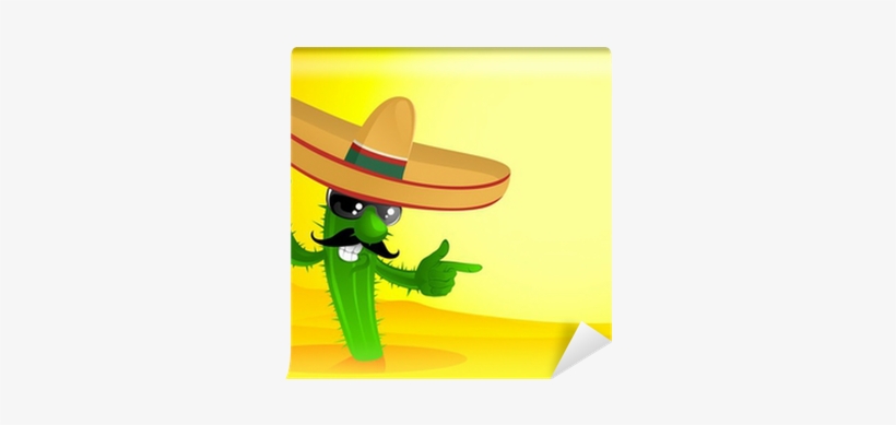 Mexican Cactus Cartoon, transparent png download
