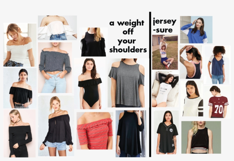 Spring 17 Redo-01 - Brandy Melville Maura Off The Shoulder Top, transparent png download