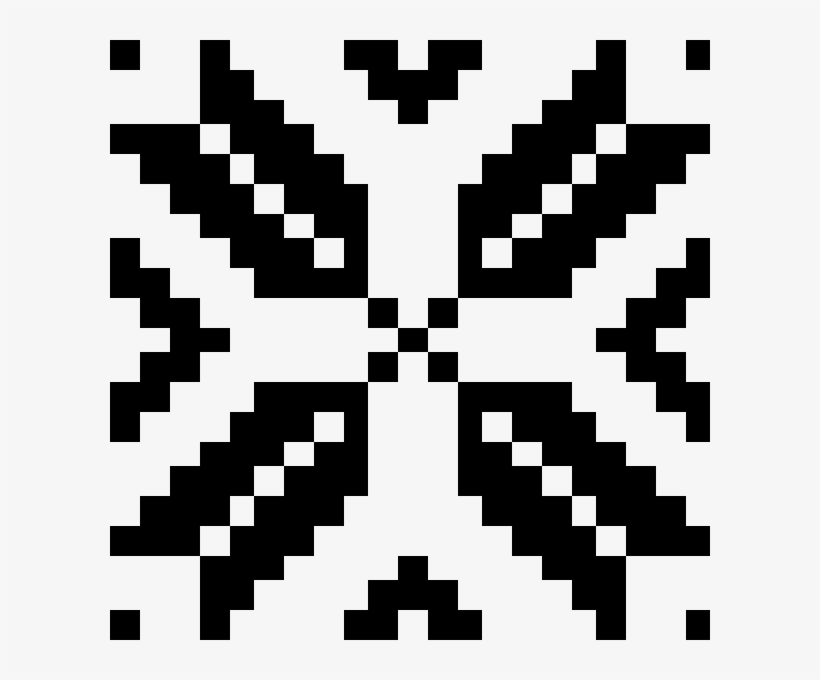 Pixel Star Rubber Stamp - Motif, transparent png download