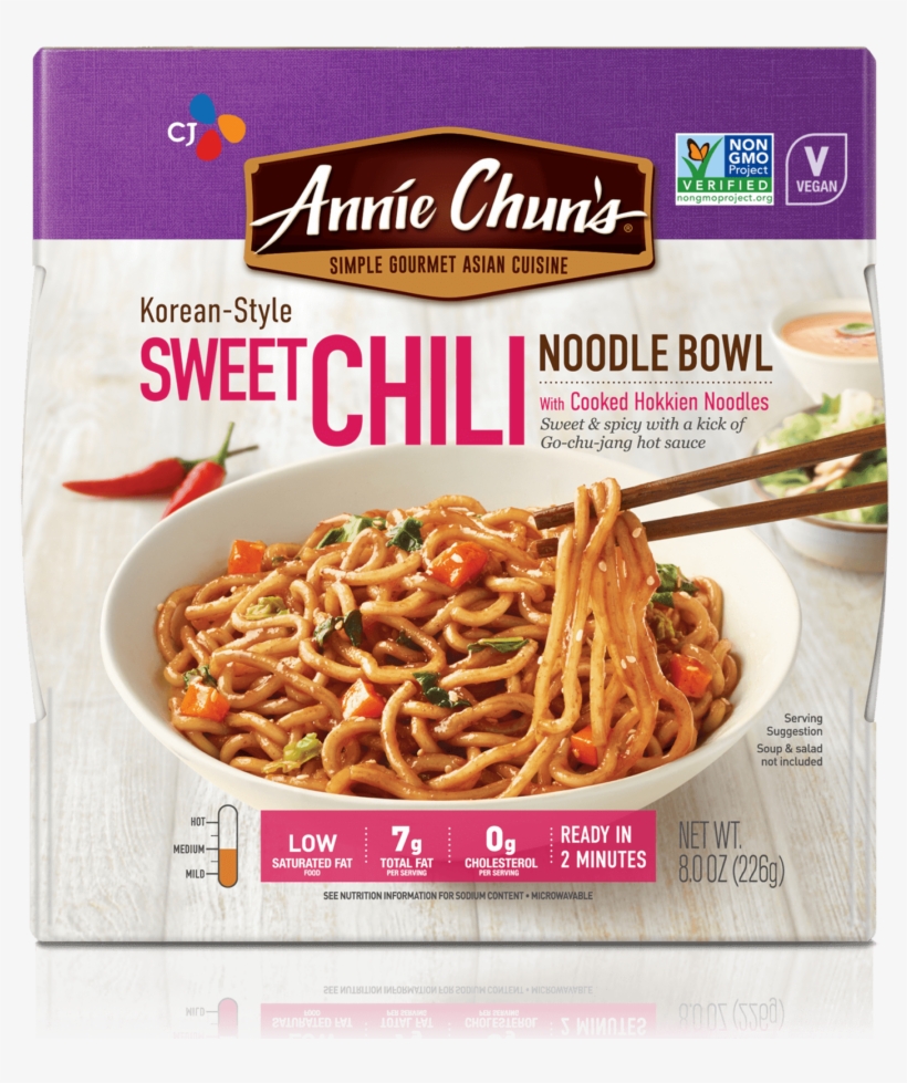 Korean-style Sweet Chili Noodle Bowl - Annie Chun Noodles, transparent png download