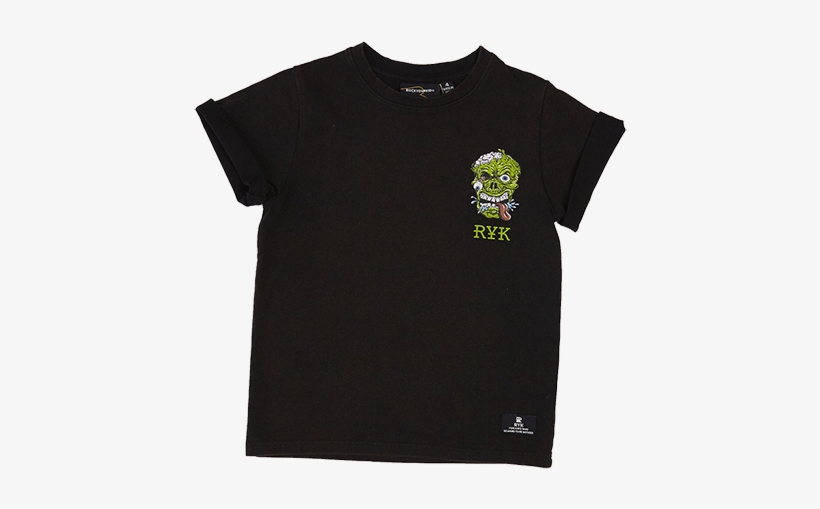 Zombie Head - Ss T-shirt - T-shirt, transparent png download