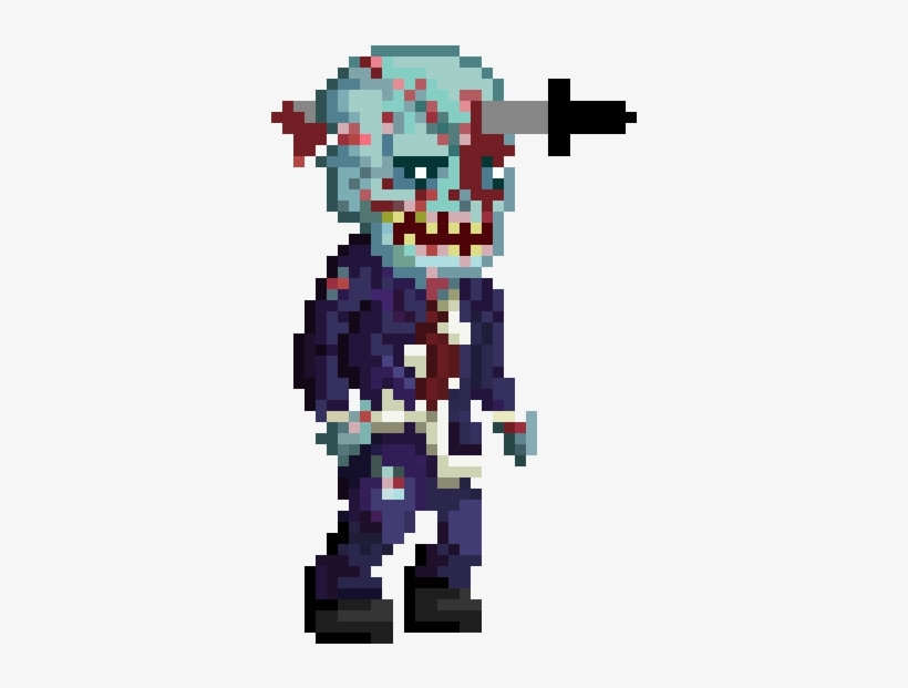 Sword In Head Zombie - Video Game, transparent png download
