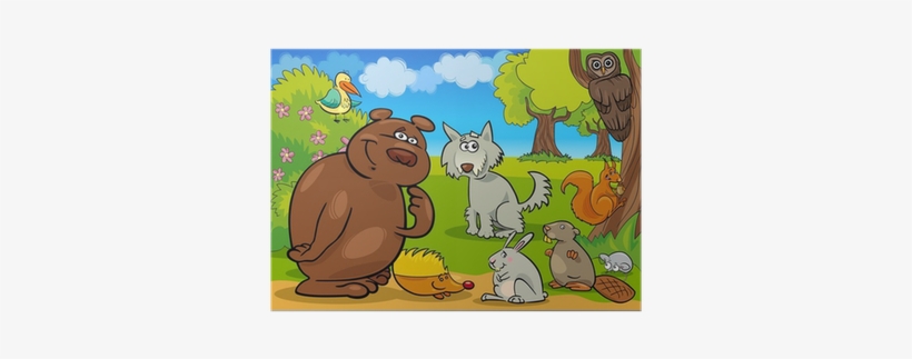 Animals Of The Forest Coloring Book: Color, transparent png download
