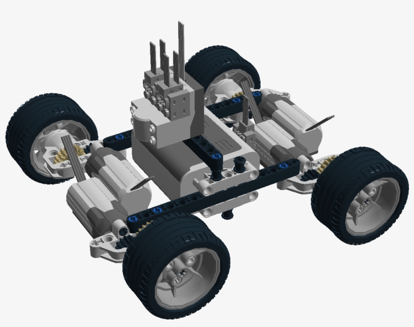 Ultra Light Lego Car - Rc Car Four Motors, transparent png download