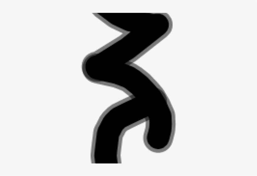 Quarter Rest Image - Calligraphy, transparent png download