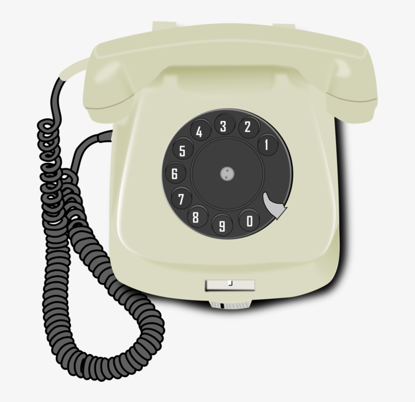 Telephone Mobile Phones Computer Icons Rotary Dial - Old Phone Png, transparent png download