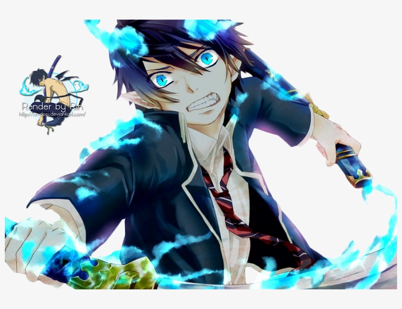 “ Okumura Rin By Rin-dosu ” - Render Ao No Exorcist, transparent png download