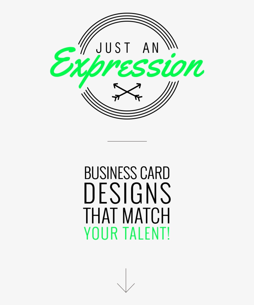 Just An Expression - Business Card, transparent png download