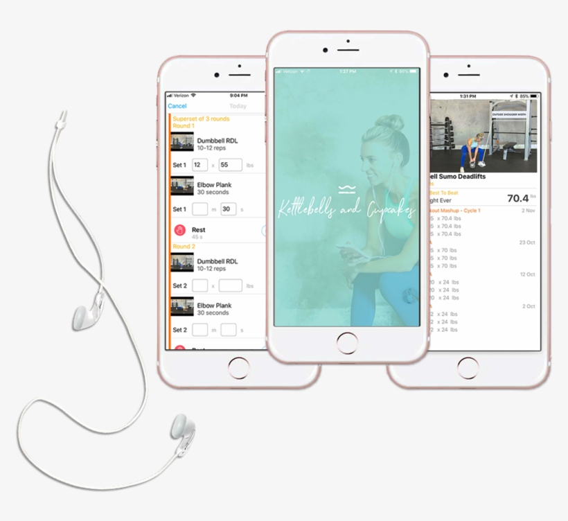 Phones With Headphones - Mobile Phone, transparent png download