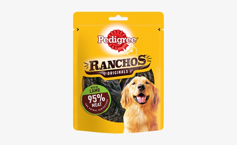 Pedigree Ranchos Dog Treats With Lamb - Pedigree Ranchos, transparent png download