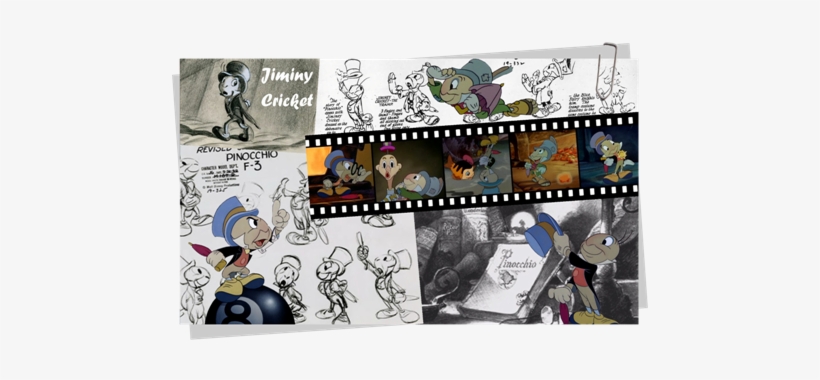 Tout En Se Réchauffant Le Dos, Jiminy Découvre Avec - Cartoon, transparent png download