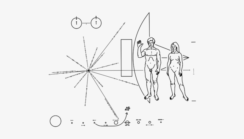 Null - Pioneer Plaque, transparent png download